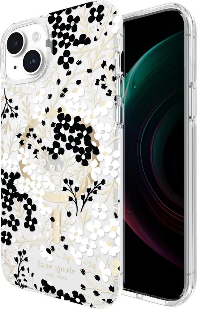 Kate Spade KS05255005 Étui de Protection pour MagSafe Multi Floral pour iPhone 15 Plus