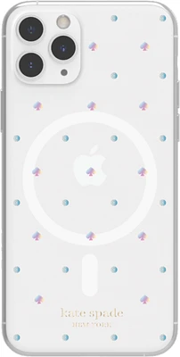 Kate Spade NY - iPhone 12 Pro Max Hardshell w/ MagSafe Case - Spade Pin Dot