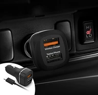 HyperGear Gravity 15W Wireless Fast Charge Mount - Black