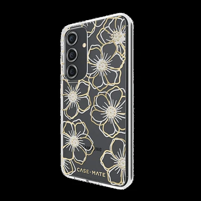 Case-mate - Floral Gems Case For Samsung Galaxy S24 - Gold