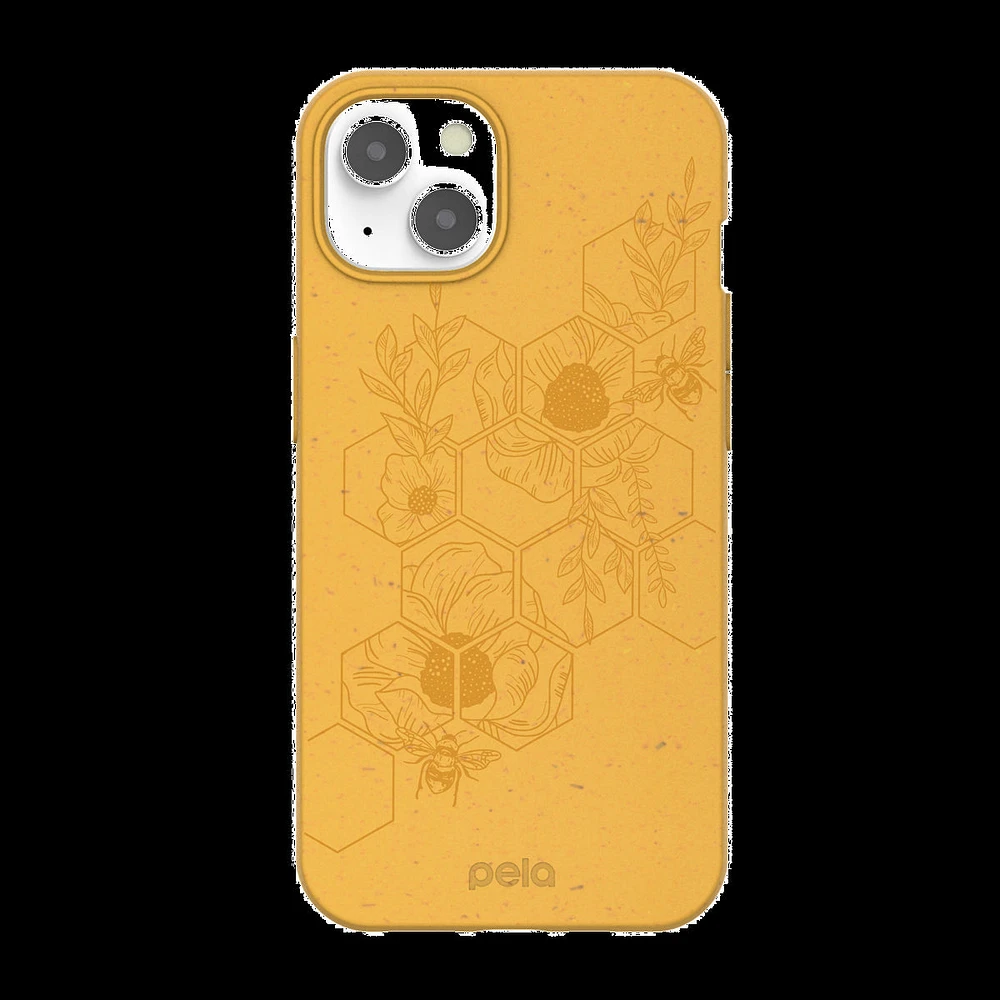 Pela -  iPhone 13 Compostable Eco-Friendly Clear Case - Yellow