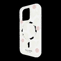 iPhone 16 Pro Kate Spade Protective Prints MagSafe Case - Hollyhock Floral