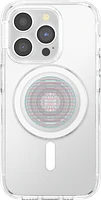 PopSockets 807474 PopGrip pour MagSafe Rond avec Anneau Adaptateur Fluted Opalescent