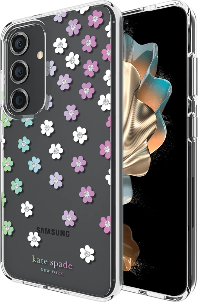 Kate Spade - Protective Hardshell Case For Samsung Galaxy S24 Ultra - Scattered Flowers