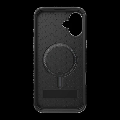 iPhone 16 Plus ZAGG Graphene Denali Snap Kickstand Case - Black