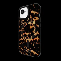 iPhone 16e/15/14/13  Kate Spade Protective Prints MagSafe Case - Transparent Tortoise