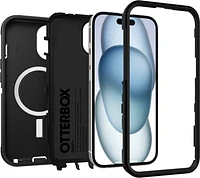 OtterBox - Defender Pro MagSafe Case for Apple iPhone 15 / iPhone 14  / iPhone 13 / IPSE2025 - Black