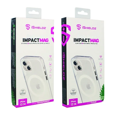 iShieldz ImpactMAG cas clear pour iPhone 13/14