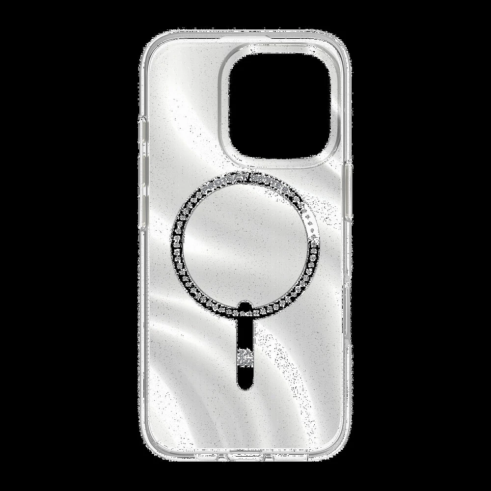 iPhone 16 Pro ZAGG Graphene Milan Snap Case - Swirl Glitter