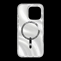 iPhone 16 Pro ZAGG Graphene Milan Snap Case - Swirl Glitter