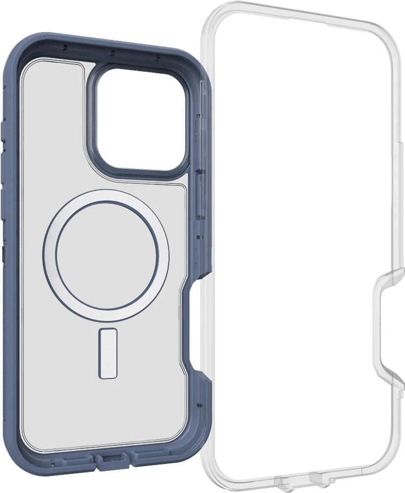 Defender XT Clear Pro Case Baby Blue Clear for iPhone 16 Pro Max