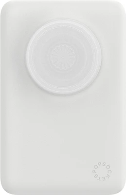 PopSockets 807350 Chargeur MagSafe Power Pack 5000 mAh Blanc/Clear