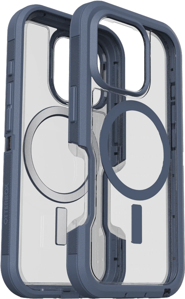 iPhone 16 Pro Otterbox Defender XT Clear Pro w/ MagSafe Series Case - Clear/Blue - Mountain Storm