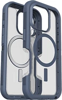 iPhone 16 Pro Otterbox Defender XT Clear Pro w/ MagSafe Series Case - Clear/Blue - Mountain Storm