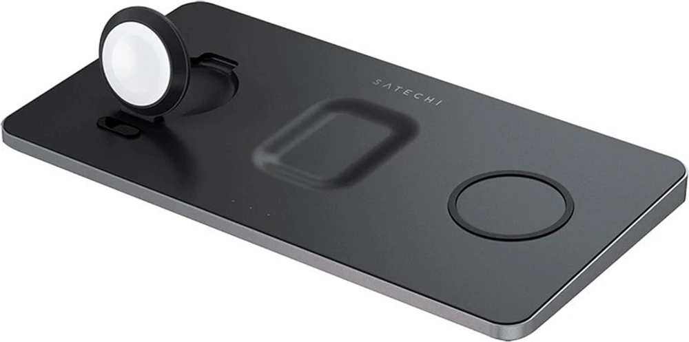 Satechi Trio Wireless Charging Pad- Space Gray