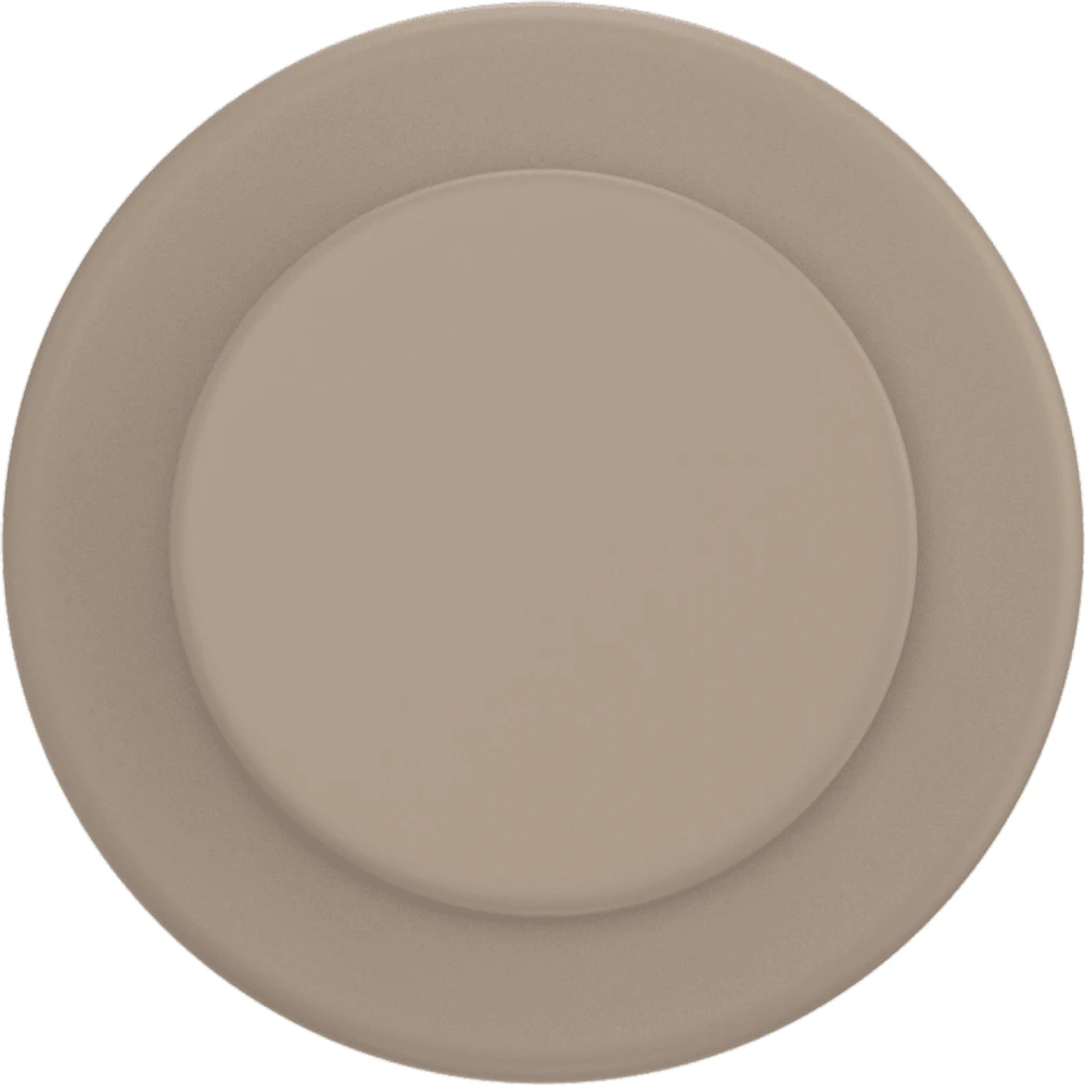 PopSockets 807491 PopGrip pour MagSafe Rond avec Anneau Adaptateur Soft Touch Latte