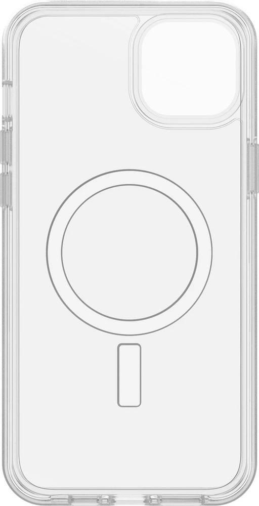 OtterBox 7881243 Protection+Power Kit (Symmetry Clear MagSafe a/Glass + Chargeur Mural 30W Blanc) pour iPhone 15 Plus