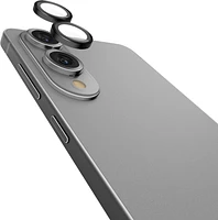 Samsung Galaxy S25 Edge Case-Mate Aluminum Ring Glass Lens Protector - Black