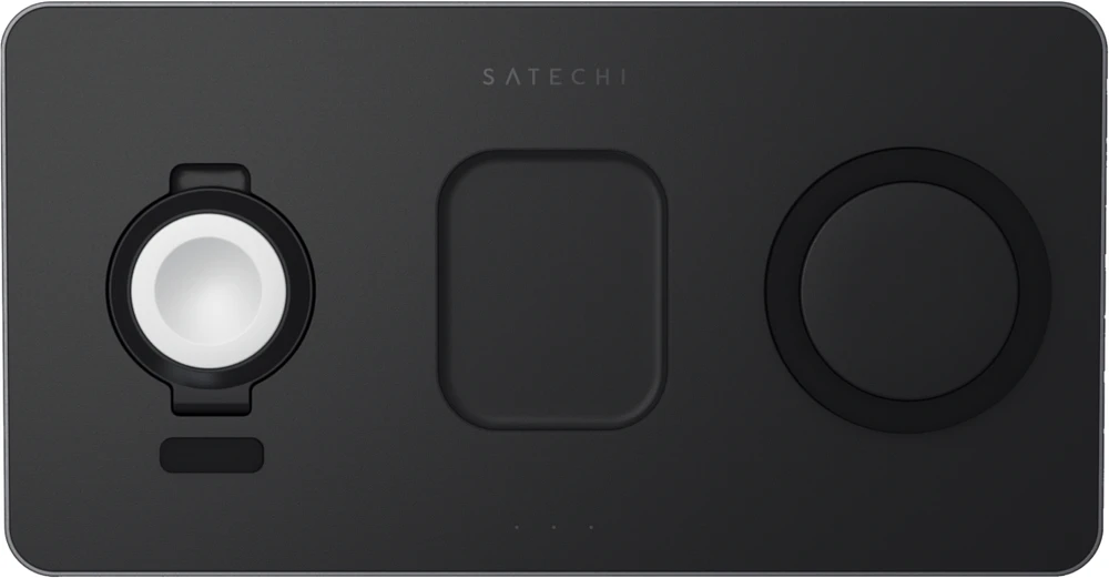 Satechi Trio Wireless Charging Pad - Space Gray