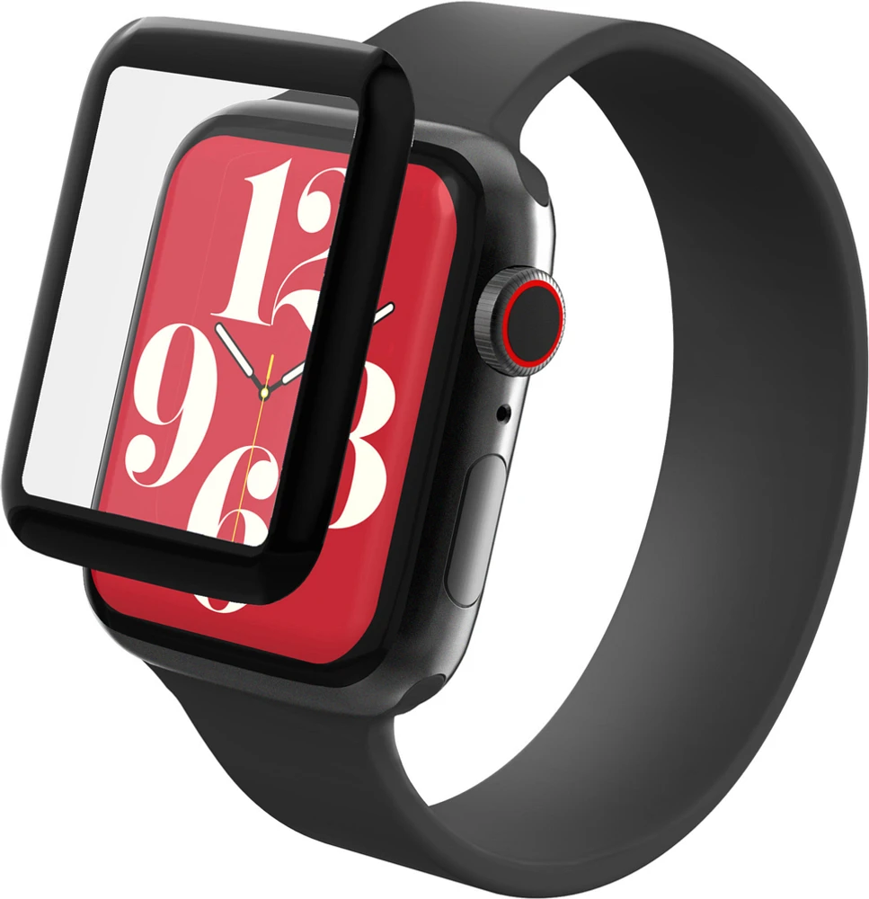 ZAGG protecteur d’écran InvisibleShield GlassFusion Plus-Apple Watch des séries 4/5/6/SE ( mm