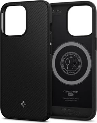 Spigen Core Armor Mag pour iPhone 13 Pro - Mat Noir