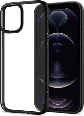 Spigen Crystal Hybrid pour iPhone 13 Pro - Mat Noir