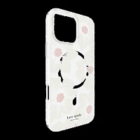 iPhone 16 Pro Max Kate Spade Protective Prints MagSafe Case - Hollyhock Floral