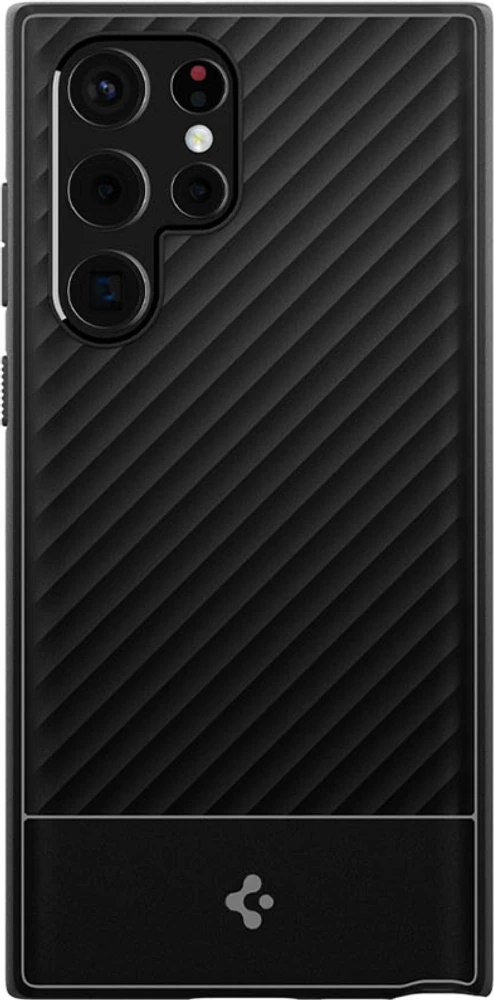 Spigen - Galaxy S22 Ultra 5G Core Armor Case - Matte Black