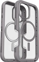 iPhone 16 Otterbox Defender XT Clear Pro w/ MagSafe Series Case - Clear/Grey