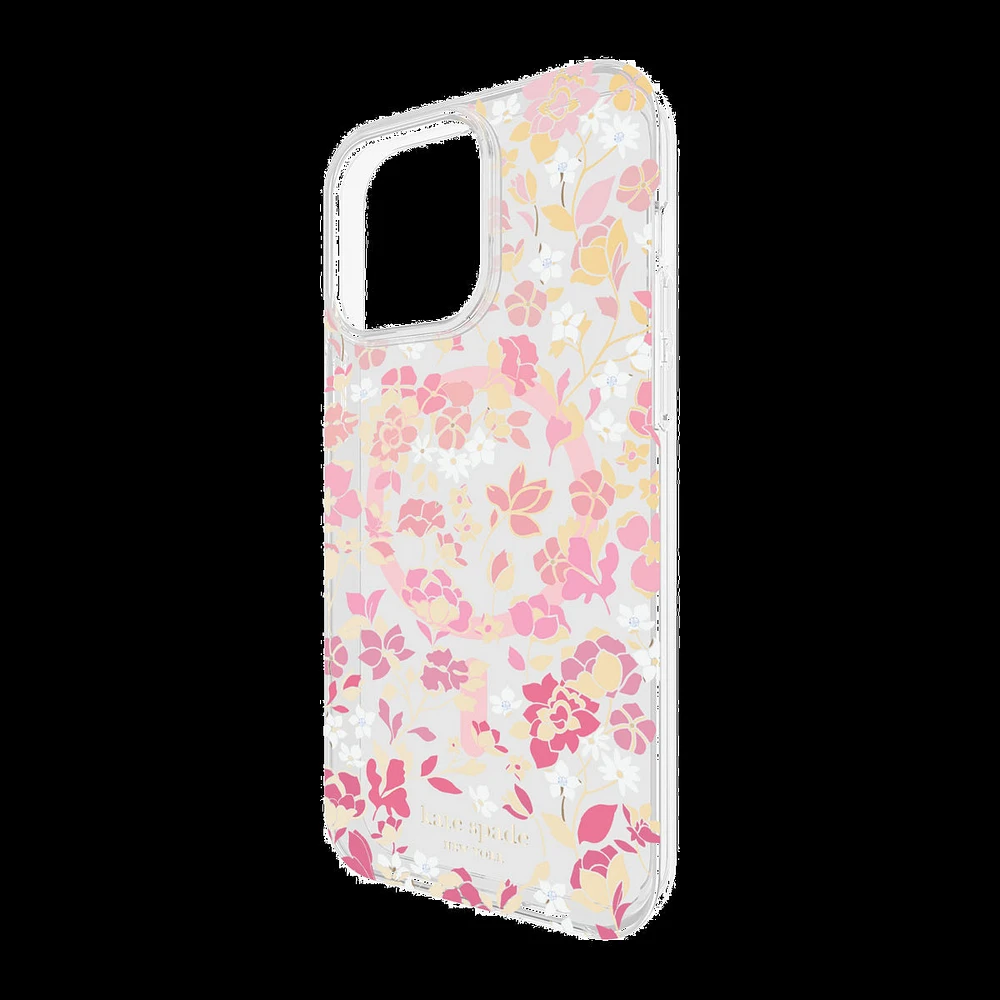 iPhone 15 Pro Max Kate Spade Protective Hardshell MagSafe Case - Flowerbed