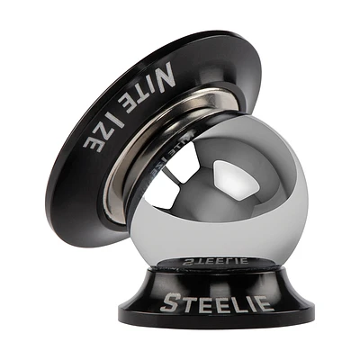 Steelie Orbiter Dash Mount Kit - Silver/Black