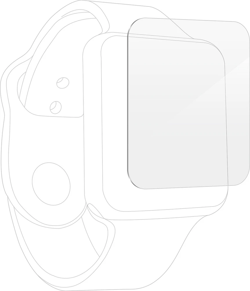 ZAGG protecteur d’écran InvisibleShield Ultra Clear Plus-Apple Watch des séries 2021 ( mm