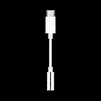 Apple MW2Q3AMA Adaptateur USB-C vers Prise Casque 3.5 mm Blanc