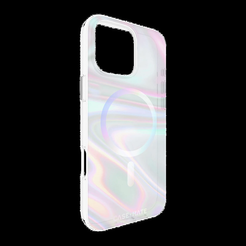 iPhone 16 Pro Max Case-Mate Soap Bubble MagSafe Case - Iridescent