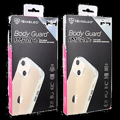 iShieldz - Clear Impact case for iPhone 2021 6.1, PC/TPU Construction