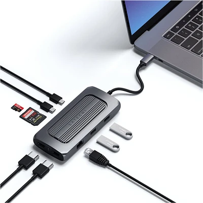 Satechi Adaptateur MX multiport USB-C - Gris sidéral