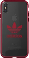 iPhone XS/X ADIDAS Clear Cover - Red