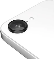 Case-Mate - Aluminum Ring Camera Lens Glass Protector for Apple iPhone 16e - Black