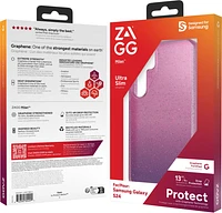 Zagg - Milan Case For Samsung Galaxy S24 - Glitter Pink