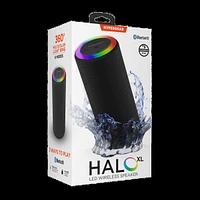 HyperGear Halo XL Wireless LED Speaker - Black