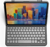 ZAGG Pro Keys Case for Apple iPad Pro 12.9in (2022-2018) - Charcoal