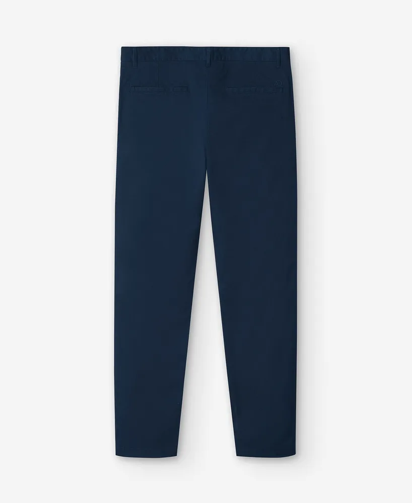 Pantalón chino algodón esmerilado slim fit · Gris, Beige, Azul Marino,  Kaki, Negro · Vestir