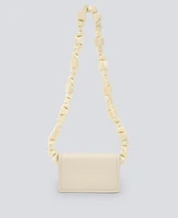 Mini bolso crema con asa en resina mujer