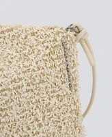 Bolso trenzado con textura mujer