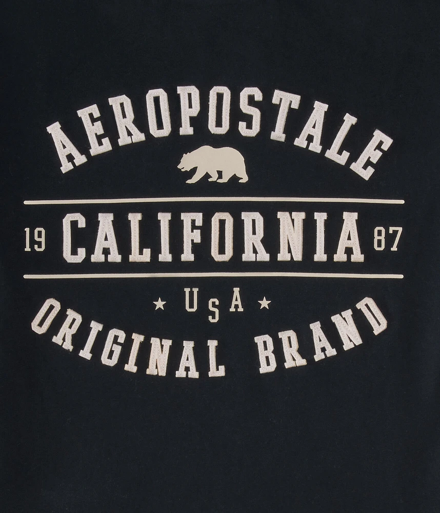 Aeropostale Cali Bear Appliqué Graphic Tee