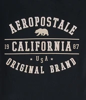 Aeropostale Cali Bear Appliqué Graphic Tee