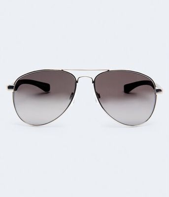 Mirrored Metallic Aviator Sunglasses