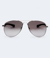 Mirrored Metallic Aviator Sunglasses