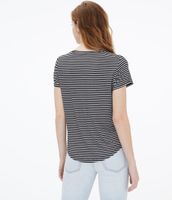 Seriously Soft Striped V-Neck Tee