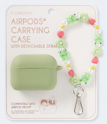 Green AirPods Pro Case With Strap